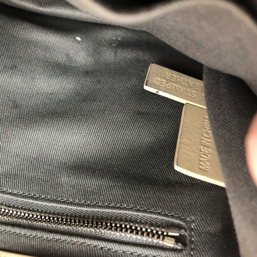 Vince 'Modern V' Python Embossed Leather Crossbod… - image 8